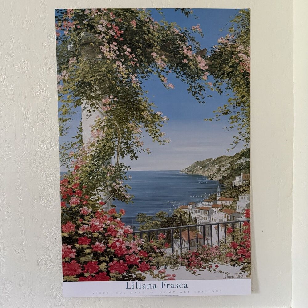 Liliana Frasca Vietri Sul Mare Romm Art Edition Litho Poster Print Large 36x24”